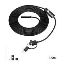 Водонепроницаемый эндоскоп 3.5м (Micro USB, USB, Type-C) DEKO WEC-3.5 065-155